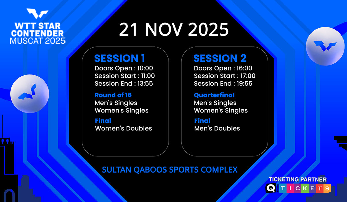 Catch the Ultimate Table Tennis Showdown in Muscat